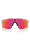 Oakley X Fortnite Hydra 123mm Rectangular Shield Sunglasses In Matte Fog