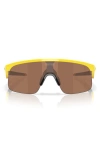 Oakley X Fortnite Hydra 123mm Rectangular Shield Sunglasses In Yellow