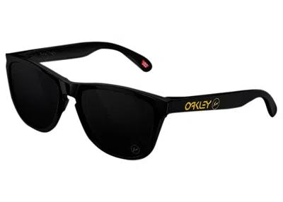 Pre-owned Oakley X Fragment Design Frogskins Sunglasses In Yellow/prizm Grey In Multi