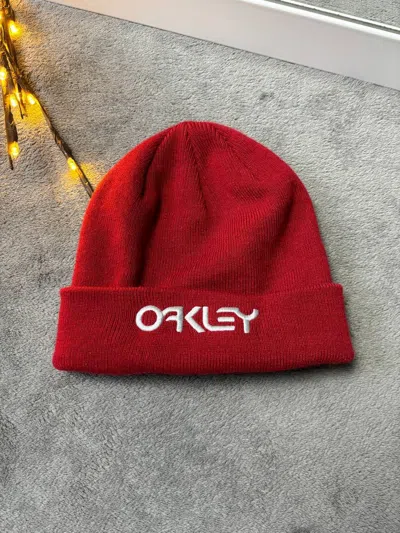 Pre-owned Oakley X Outdoor Life Y2k Oakley Gorpcore Hat In Red