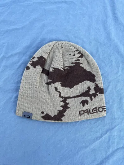 Pre-owned Oakley X Palace Oakley Beanie Sand Brown | ModeSens