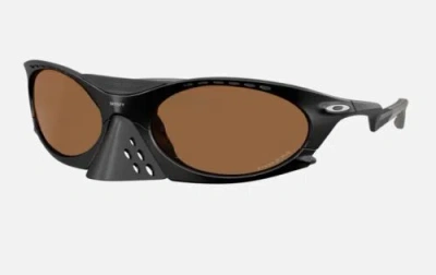 Pre-owned Oakley X Satisfy Plantaris Matte Black/prizm Bronze Brand In Gold