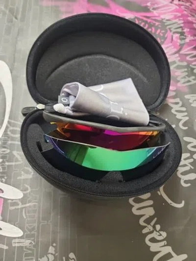 Pre-owned Oakley X Shoe Palace M Frame Mumbo Rare (romeo Juliet Mars Medusa C Six Ott Bob) In Prizm Ruby, Prizm Jade