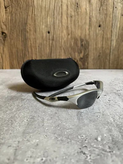 Pre-owned Oakley X Vintage 90's Oakley Usa Sunglasses + Box In Black/grey