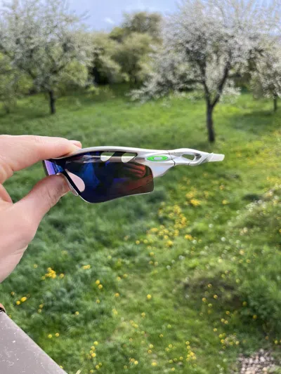 Pre-owned Oakley X Vintage Black Oakley In Silver