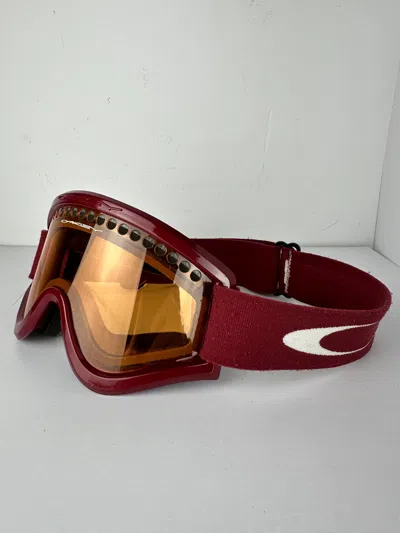 Pre-owned Oakley X Vintage Oakley Ski Mask Googles Glasses In Red