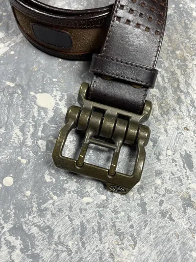 Pre-owned Oakley X Vintage Y2k Oakley Belt Brown | ModeSens