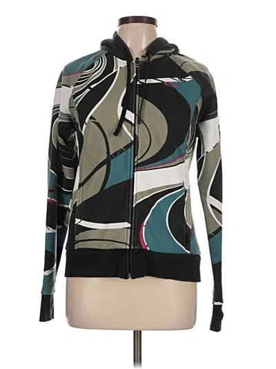 Pre-owned Oakley Zip Up Hoodie In Gray