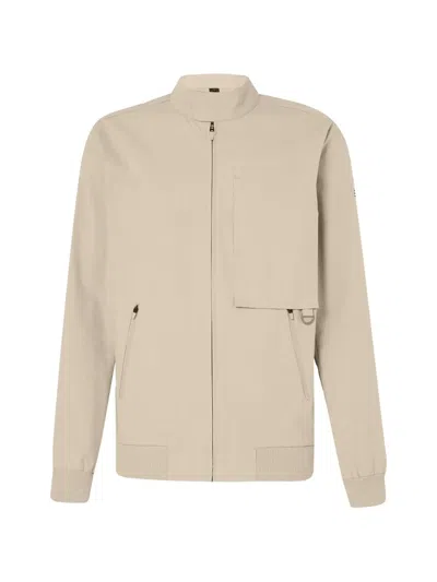 Oakley Zip-up Panelled Jacket In Multi