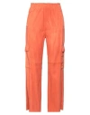 Oakwood Woman Pants Orange Size Xl Goat Skin