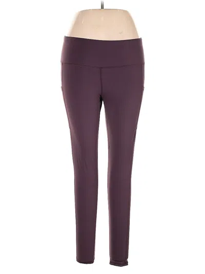 Pre-owned Oalka Active Pants In Purple
