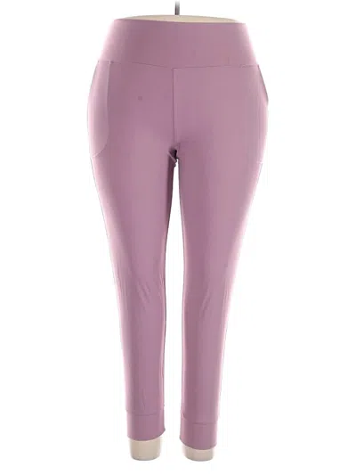 Pre-owned Oalka Active Pants In Purple