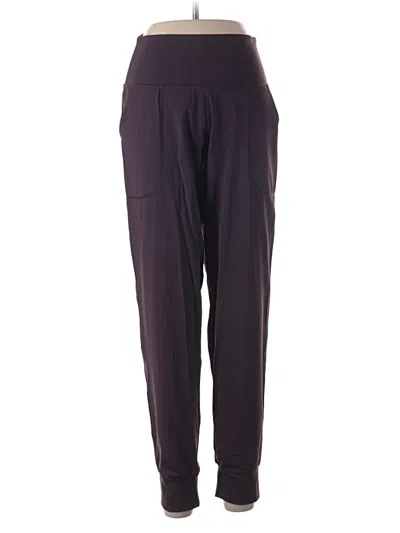 Pre-owned Oalka Active Pants In Purple