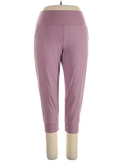 Pre-owned Oalka Active Pants In Purple