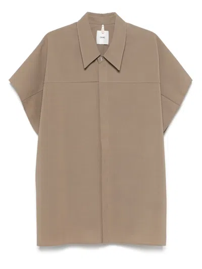 Oamc Aita Shirt In Neutrals