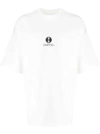 OAMC ALTITUDE LOGO-PRINT COTTON T-SHIRT