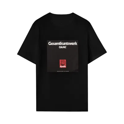 Pre-owned Oamc Apollo T-shirt 'black'