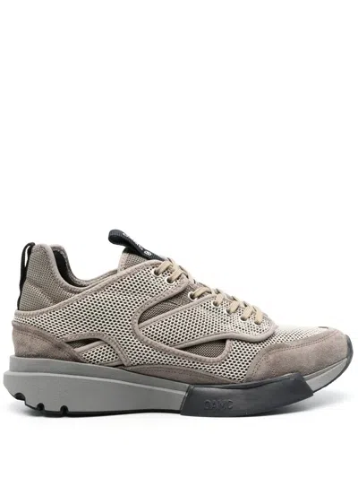 Oamc Aurora Panelled Low-top Sneakers In Grey
