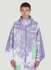 Oamc Man Jacket Lilac Size L Recycled Polyester In Purple