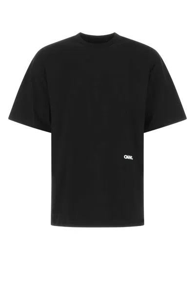 Oamc Black Cotton Oversize T-shirt