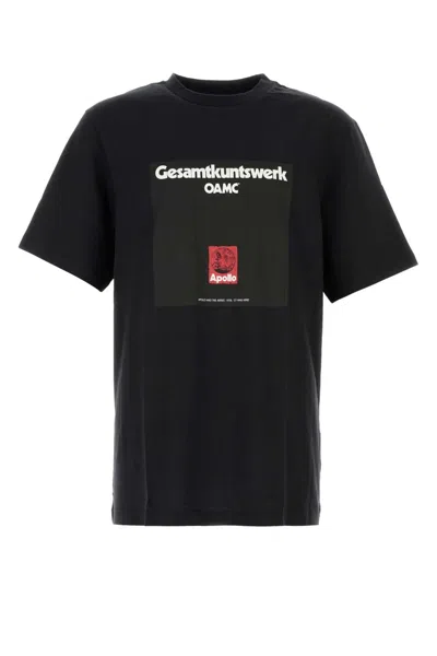 OAMC OAMC BLACK COTTON T-SHIRT