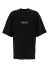 Oamc Logo-print Cotton T-shirt In Black