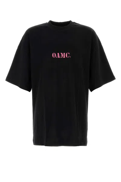 OAMC BLACK COTTON T-SHIRT