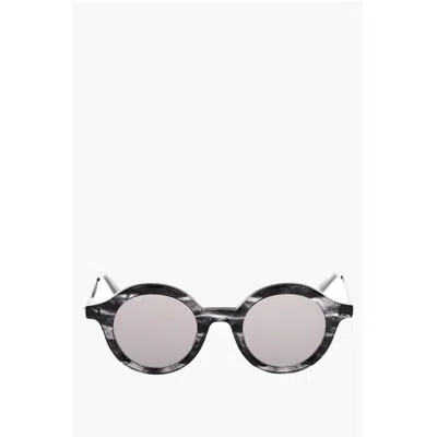 Oamc Rounded Sunglasses In Black