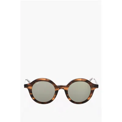 Oamc Turtle Printed Rounded Sunglasses In Multi