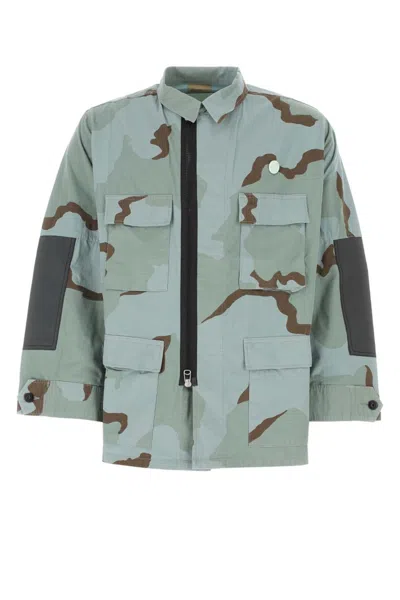 OAMC CAMO PRINTED COTTON BLEND SHIRT