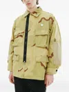 Oamc Camouflage-print Bomber Jacket In Green