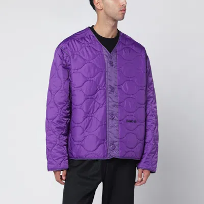 Oamc Combat Liner Jacket With Utility Stitching In Brown