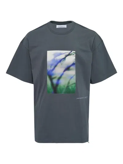 Oamc Cotton T-shirt In Black