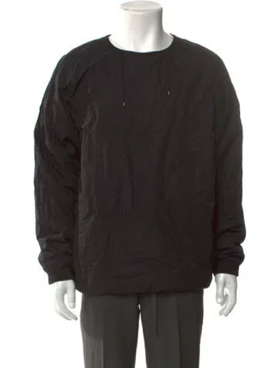 Pre-owned Oamc Crew Neck Long Sleeve Sweatshirt In Black