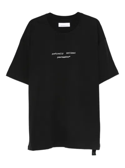 Oamc Crew-neck T-shirt In Black