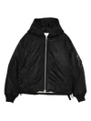 Oamc Cropped Hood Bomber Clothing In Black