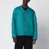 Oamc Forest Green Combat Liner Jacket In Multi
