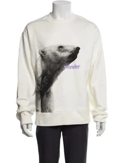 Pre-owned Oamc Graphic Print Crew Neck Sweatshirt In Multi