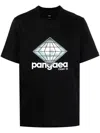 Oamc Graphic-print Crew-neck T-shirt In Schwarz