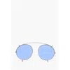 Oamc Interchangeable Aviator Lenses In Metallic