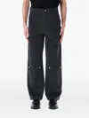 Oamc Knee-pockets Trousers In Black
