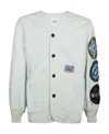 Oamc Button-front Cotton Jacket In White