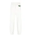 Oamc Logo-patch Jersey Track Pant In White