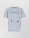 Oamc Light-blue Cotton Oversize T-shirt In Pastel