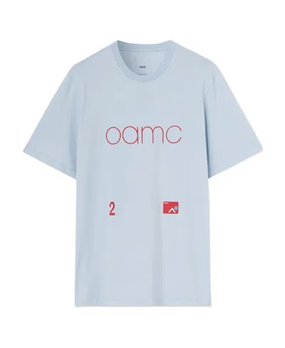 Oamc Logo-print Cotton T-shirt In White