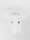 Oamc Logo Print Cotton T-shirt In White