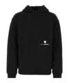 Oamc Logo-print Drawstring Hoodie In Black
