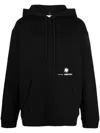Oamc Albadune Cotton Hoodie In Black
