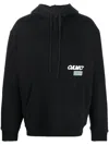 Oamc Logo-print Hoodie In Schwarz