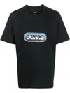 Oamc Black Printed T-shirt In Black